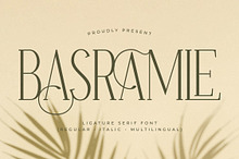 Basramle Ligature Serif Font