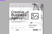 Business Website Wireframe, a Wireframe Template by ContestDesign (Thumbnail 2 of 6)