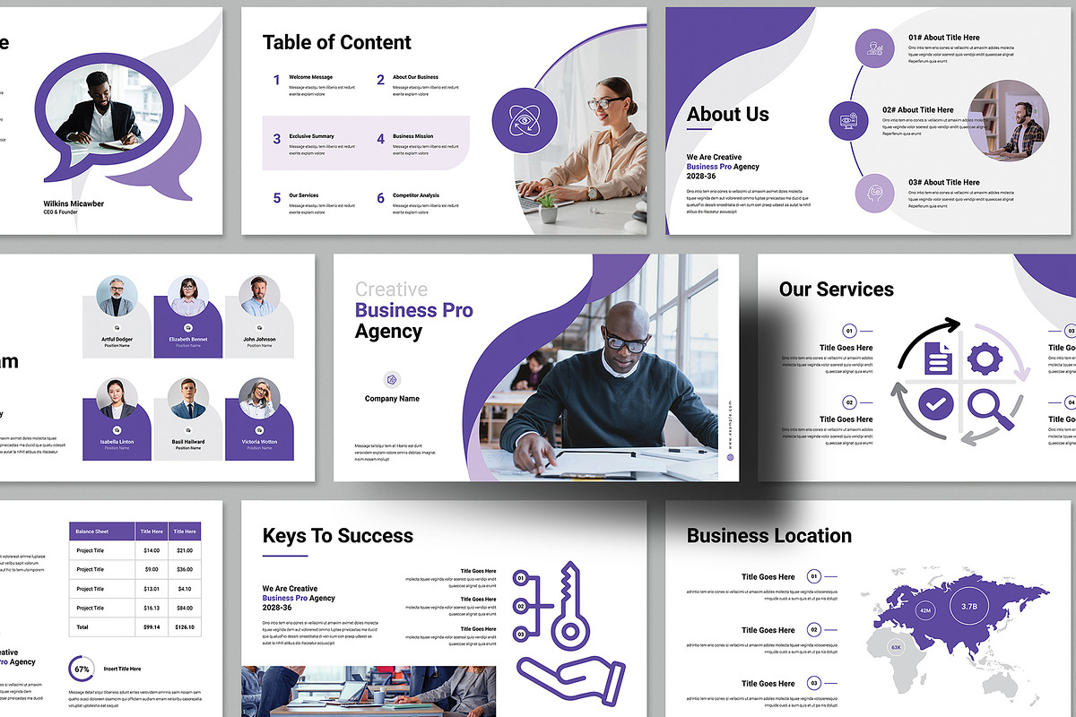 Business Presentation Template, a Presentation Template by Pixelpick (Photo 1 of 5)