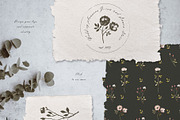 Autumn Rose Watercolor Set, a Decorative Illustration by Bibela (Thumbnail 2 of 11)