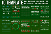 Ugly Sweater Christmas Bundle 70%OFF, an Action Add-On by beetlepixels (Thumbnail 7 of 11)