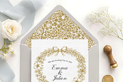 Golden Baroque Wedding collection, a Decorative Illustration by marie dricot (Thumbnail 3 of 9)