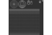 Black 550ml Can With Splash 3D Model, an Object 3D Model by rebrandy (Thumbnail 6 of 7)