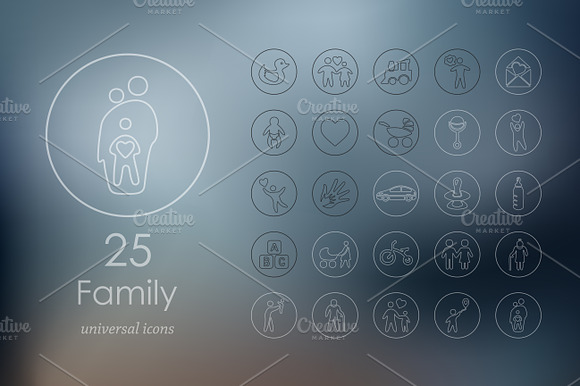 25 Family Icons