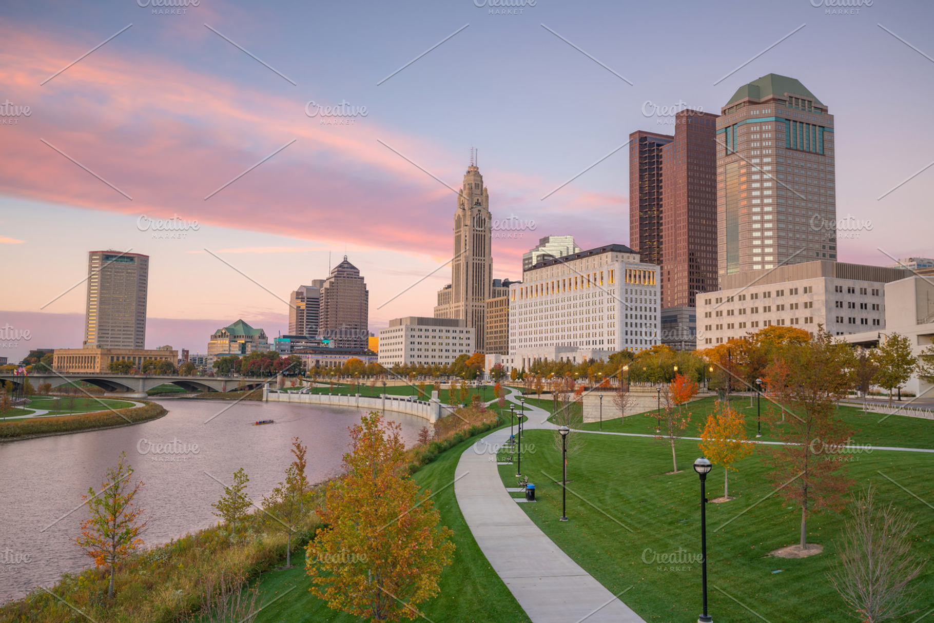 Downtown columbus ohio usa containing ohio, columbus, and downtown, an Architecture Photo by f11photo