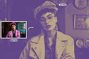 RISOGRAPH POSTER FX Photoshop Action, an Action Add-On by Studio Retouch (Thumbnail 2 of 13)