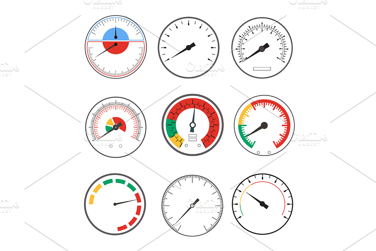 Manometer Temperature Gauge Devices, a Technology Illustration by ...