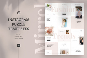 Mirrel Instagram Puzzle Templates