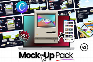 Mock-Up Pack v2 Canva Templates