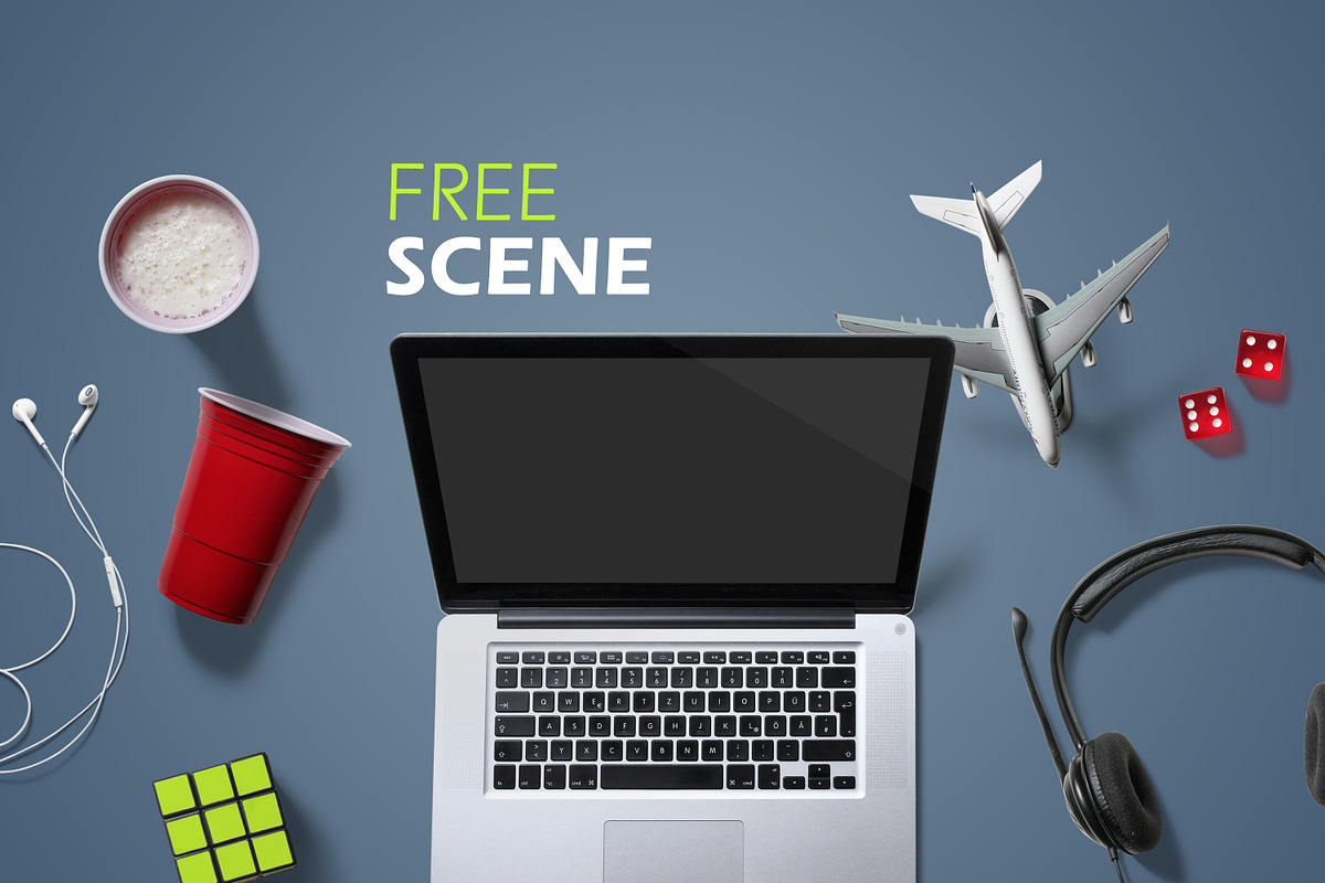Games & Entertainment Scene Creator, a Cups & Container Mockup by h3design (Photo 9 of 11)