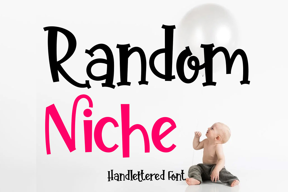 Random Niche Handlettered Font, a Serif Font by Yuby Creative (Photo 1 of 6)