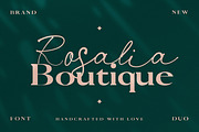 Rosalia Boutique- Handwritten Script, a Script Font by AndrewPixel (Thumbnail 1 of 12)