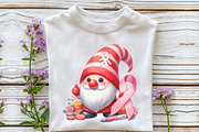 Breast Cancer Awareness Gnome Clip, a Seasonal Illustration by Rose Art (Thumbnail 4 of 7)