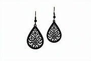 Leaf Earring Silhouette Bundle, a Pattern Graphic by jahid234 (Thumbnail 11 of 13)