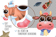 Christmas animal character creator, an Animal Illustration by Lana Sham (Thumbnail 8 of 19)