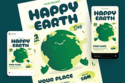 Happy Earth Day Flyer Set, a Flyer Template by Annora Studio (Thumbnail 5 of 6)