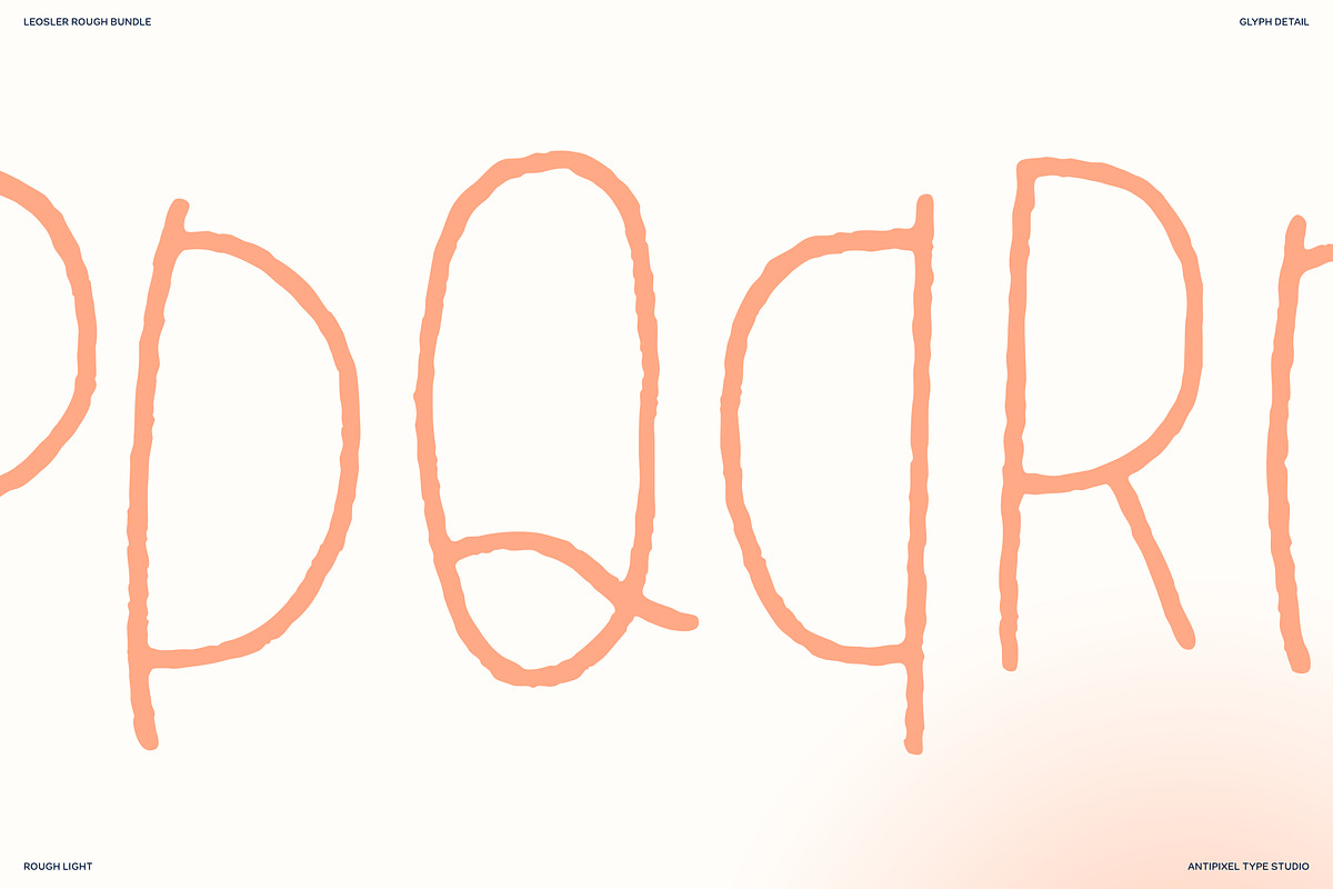 LeOsler Rough | Bundle | 2 Fonts, a Handwritten Font by Antipixel Type Studio (Photo 13 of 15)