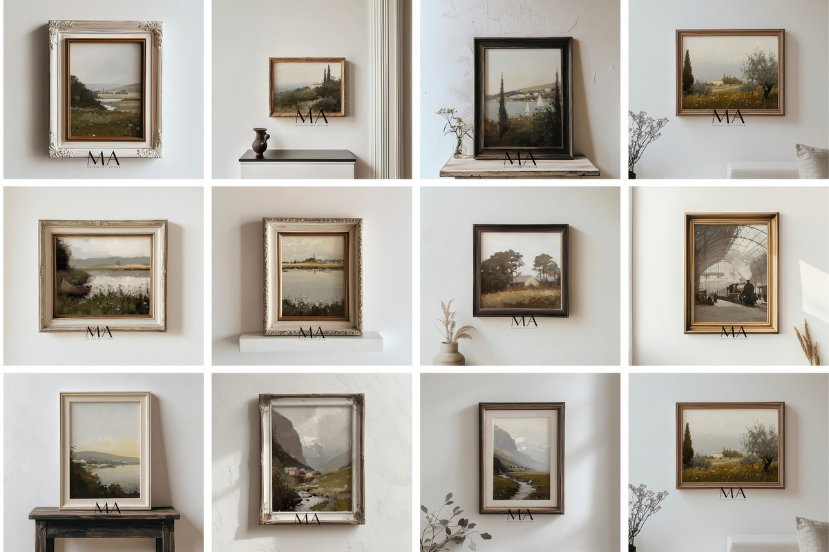 Mega Interior Frame Mockup Pack, a Household Mockup by Mockup Art Atelier (Photo 36 of 60)