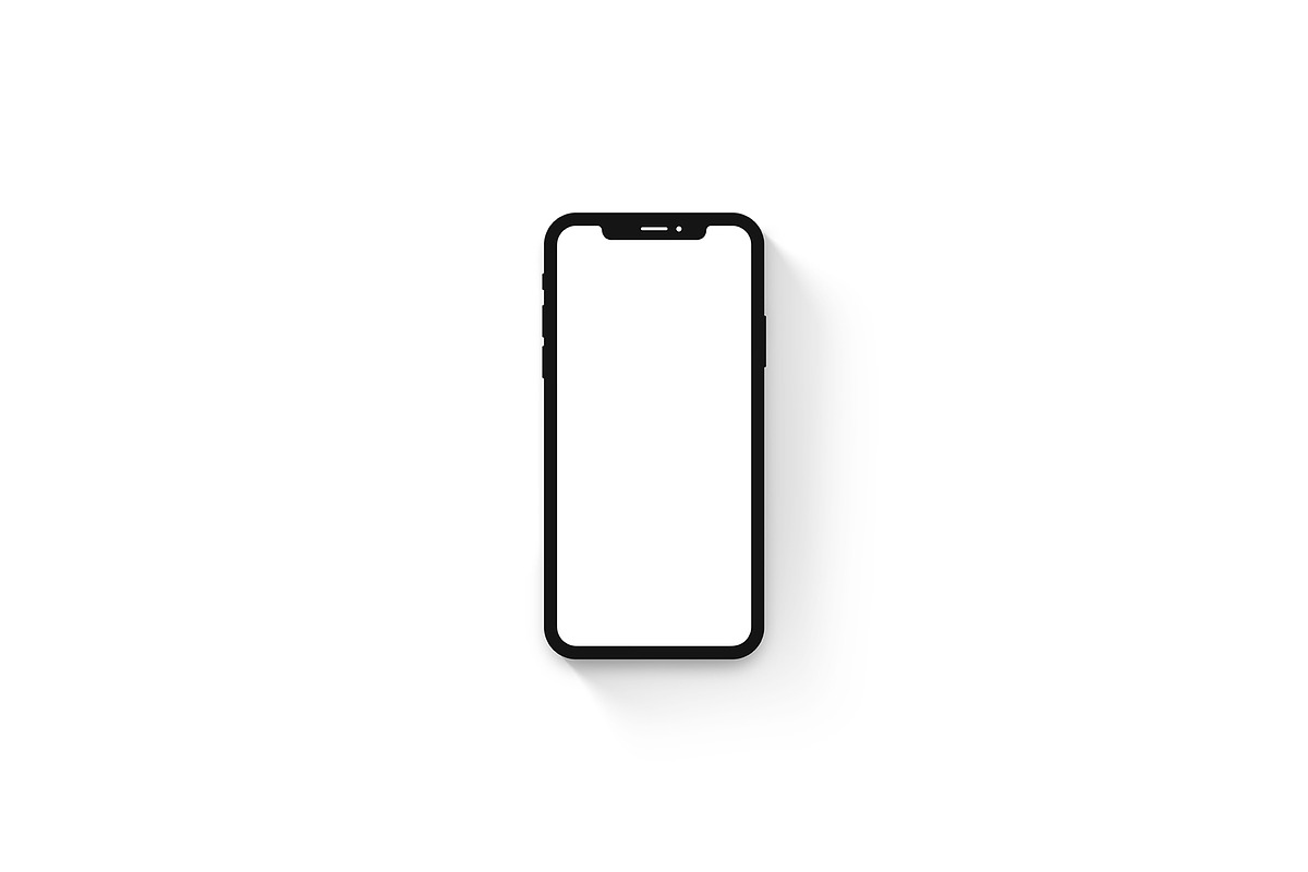 20 Minimalist & Flat Devices Mockups, an iPhone Mockup by Asylab (Photo 77 of 97)