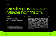 Neuroxa - Modern Futuristic Font, a Sans Serif Font by Brand Earth (Thumbnail 3 of 7)