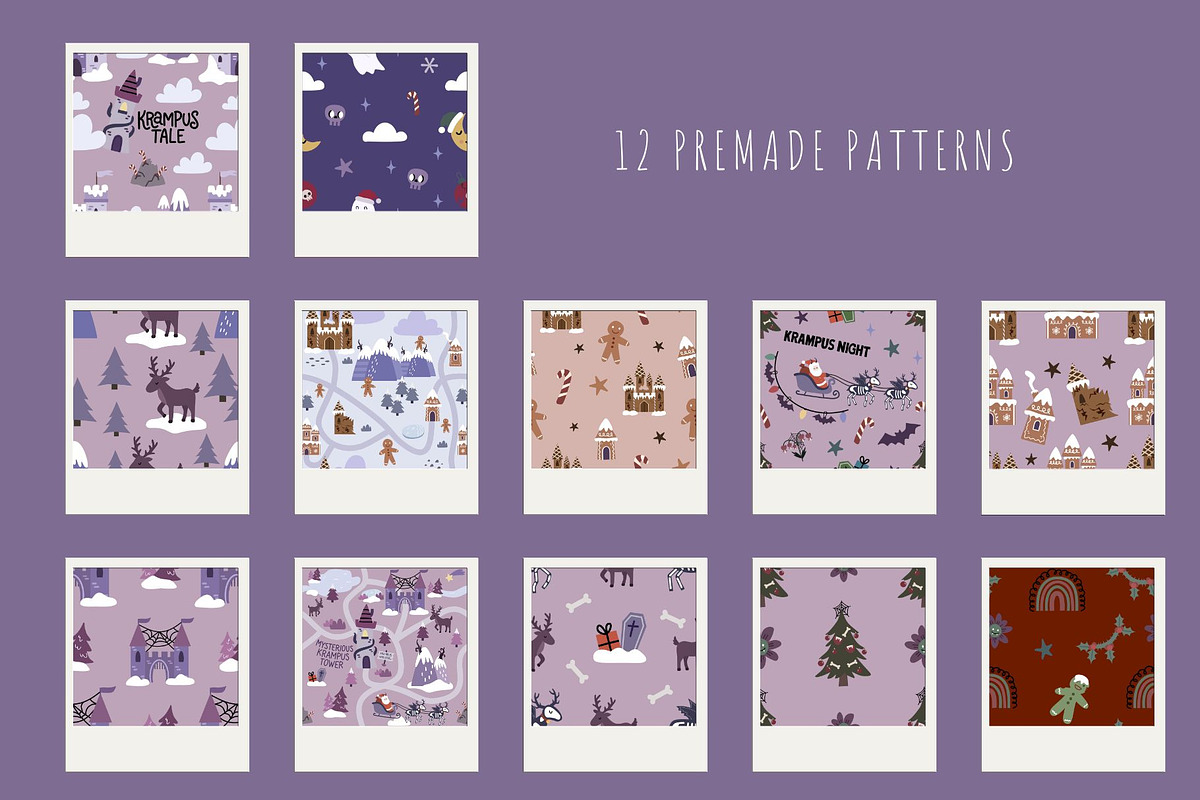 Spooky Christmas Map Creator, a Decorative Illustration by CpSnowy (Photo 10 of 11)