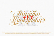 Daizen Script, a Script Font by Damelev (Thumbnail 7 of 12)