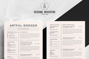 Sophisticated Resume & Cover Letter