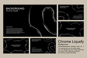 Chrome Liquefy Background Bundle