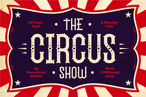 The Circus Show - Display Font