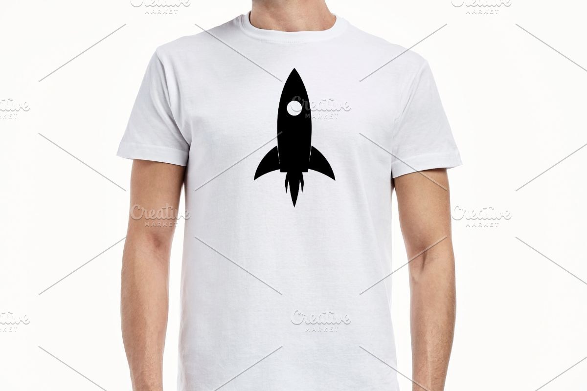 Rocket Silhouette SVG, a Technology Illustration by newminddesign (Photo 6 of 10)