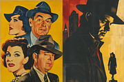 209 Vintage movie posters, a Person Illustration by Handmadefont (Thumbnail 5 of 11)