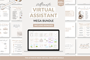 Virtual assistant Canva templates, a Social Media Template by Cate Creates (Thumbnail 1 of 12)