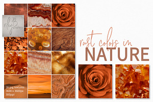 Rust Colors in Nature, a Texture Graphic by rileyBgraphics