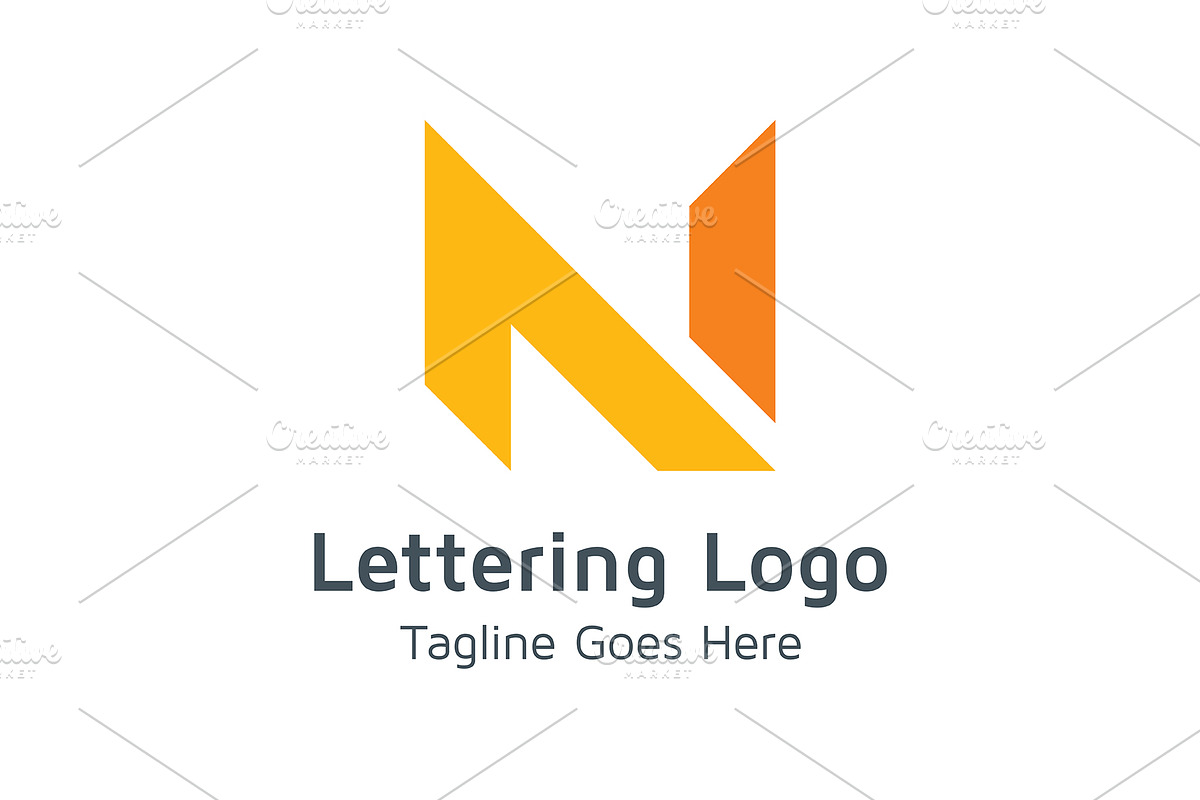 20 Logo Lettering N Template Bundle, a Branding & Logo Template by Acongraphic (Photo 16 of 21)