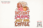 Mother’s Day Sublimation PNG Bundle, an Illustration by GlitterCraft (Thumbnail 34 of 41)