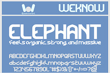 Elephant Font