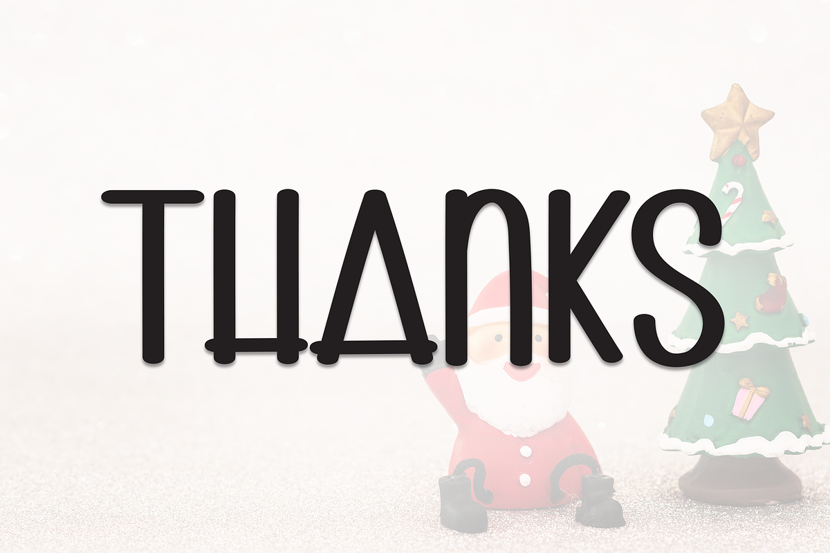 Simple Santa | Script Font, a Script Font by Scratchones (Photo 8 of 8)