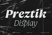 Preztik Display Typeface, a Serif Font by Glowtype (Thumbnail 1 of 15)