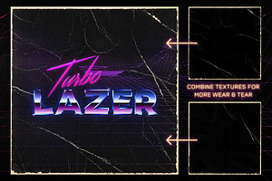 Retro 80s Cover Art Textures