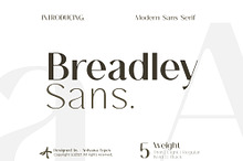 Breadley Sans - Modern Sans Serif