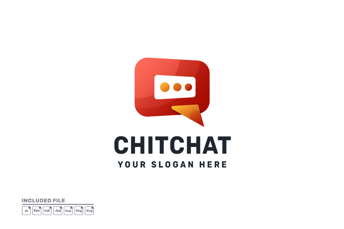 Awesome Chat Talk Logo Design Vector, a Branding & Logo Template by yuanesei