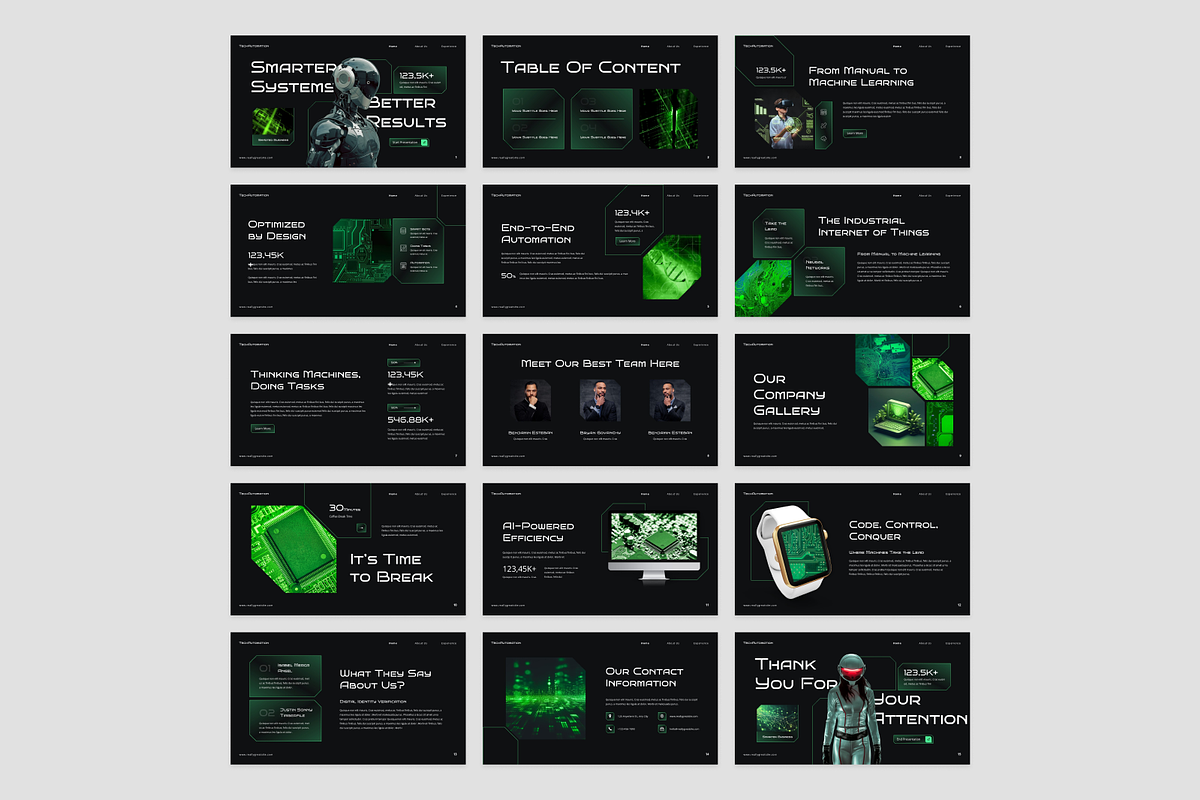 Technology Automation Presentation, a Presentation Template by Annora Studio (Photo 7 of 7)