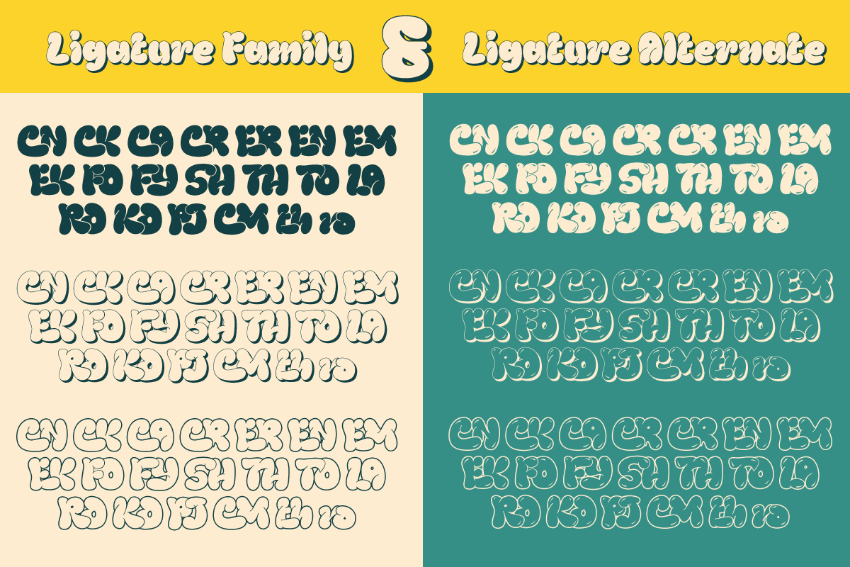 Thurof - Bubble Font, a Handwritten Font by twinstd (Photo 8 of 10)