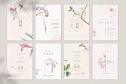 40 Minimalist Floral Wedding Cards, an Invitation Template by EvitePapery (Thumbnail 6 of 9)