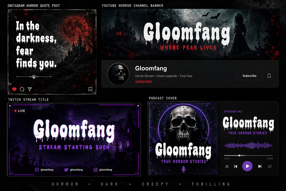Gloomfang, a Slab Serif Font by Wow Magic (Photo 3 of 5)