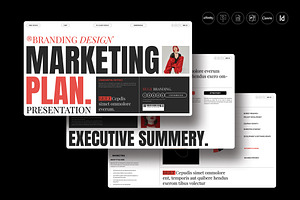 HUGE | Marketing Plan Template, a Presentation Template by TemplateFolio-Shop