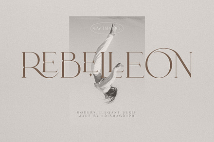 Rebelleon | Modern Elegant Serif, a Serif Font by Krismagraph