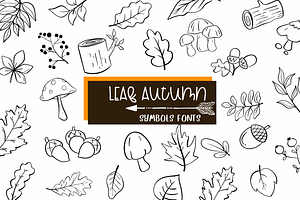 Leaf Autumn| Symbols Fonts