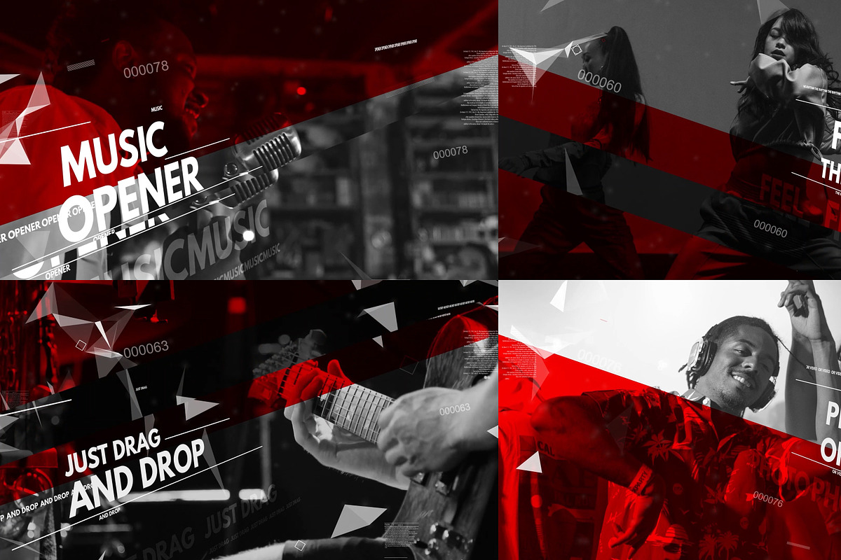 Music Festival Opener Premiere Pro, a Templates & Theme by FlashFXbox (Photo 1 of 2)