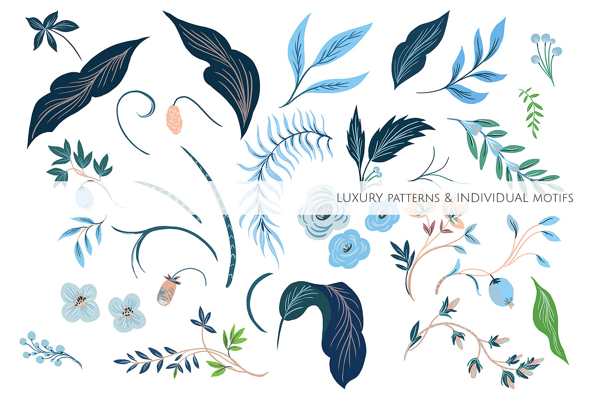 HILL GARDEN, Luxury Pattern design!, a Pattern Graphic by HannaStudio (Photo 8 of 9)